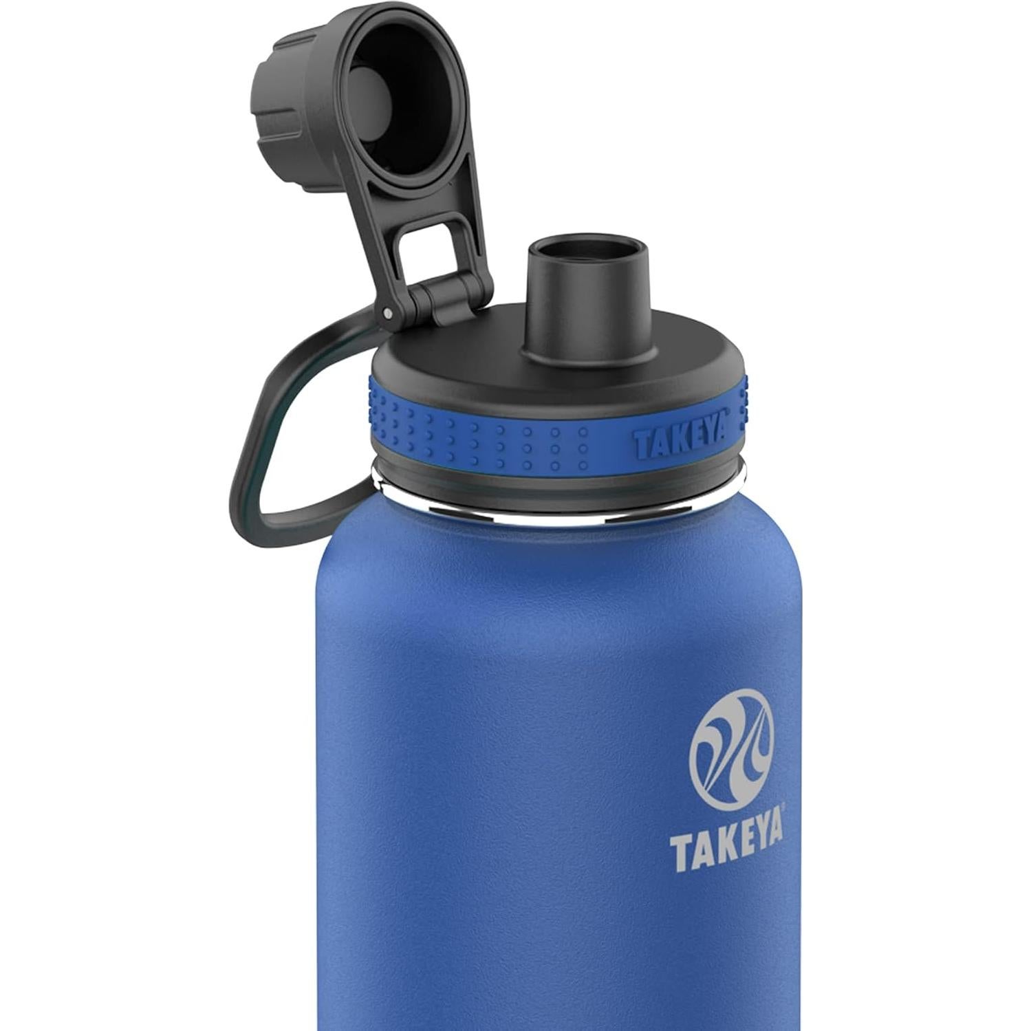 Botella de Agua Aislada Takeya Originals 1.18L Azul Marino