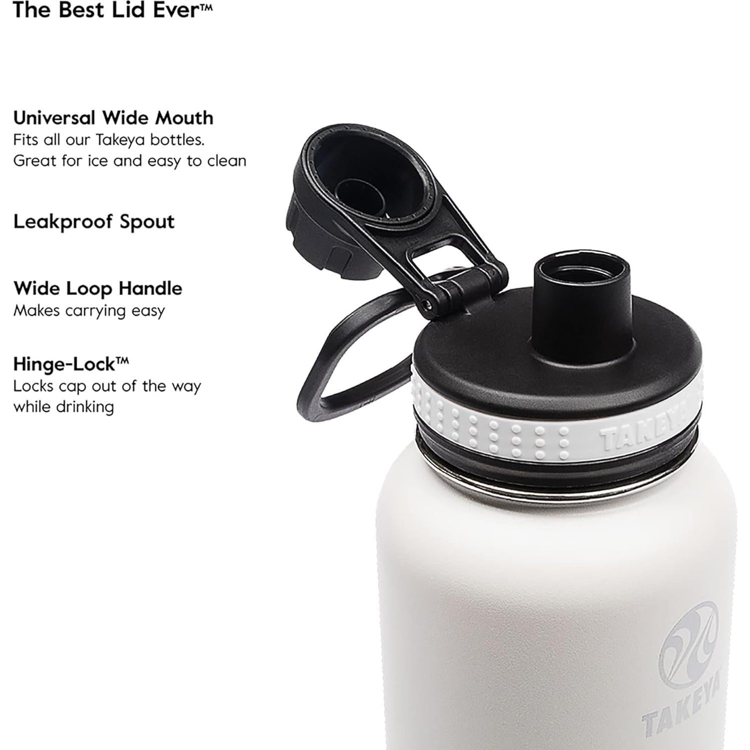 Botella de Agua Aislada Takeya Originals 1.18L Azul Marino