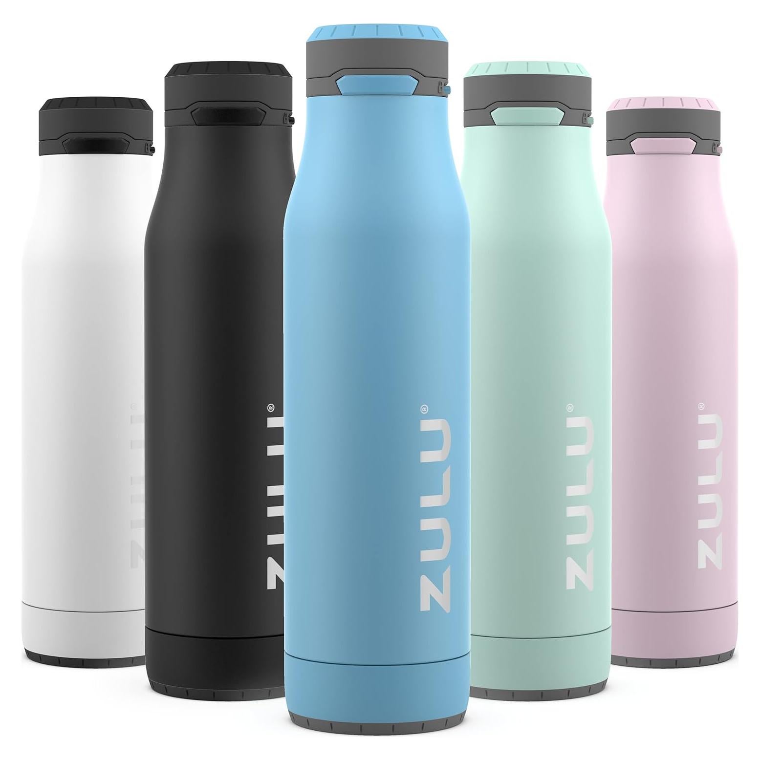 Botella de Agua Aislada ZULU Ace 0.68L Azul Hielo con Boquilla