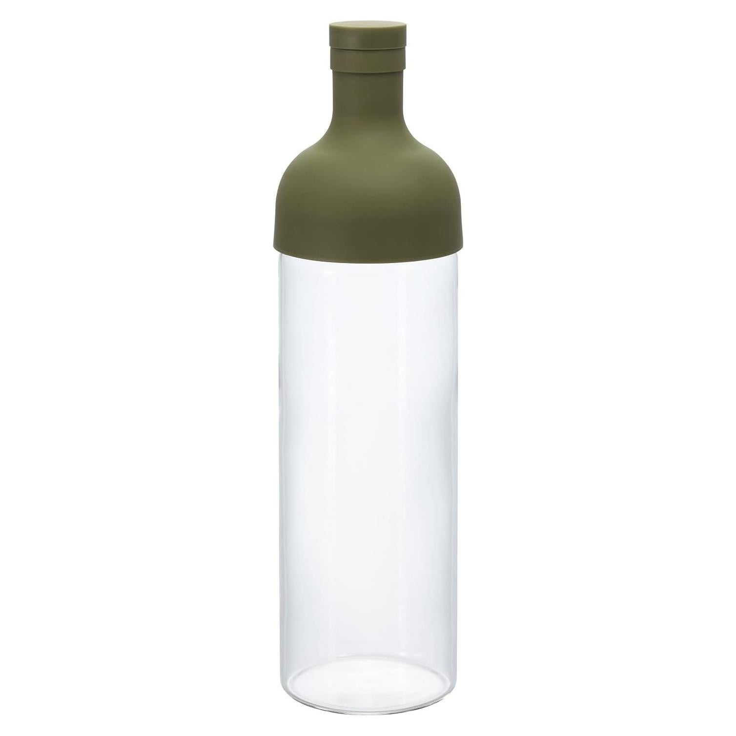 Botella de Té Frío Hario 750ml Verde Oliva - Infusor