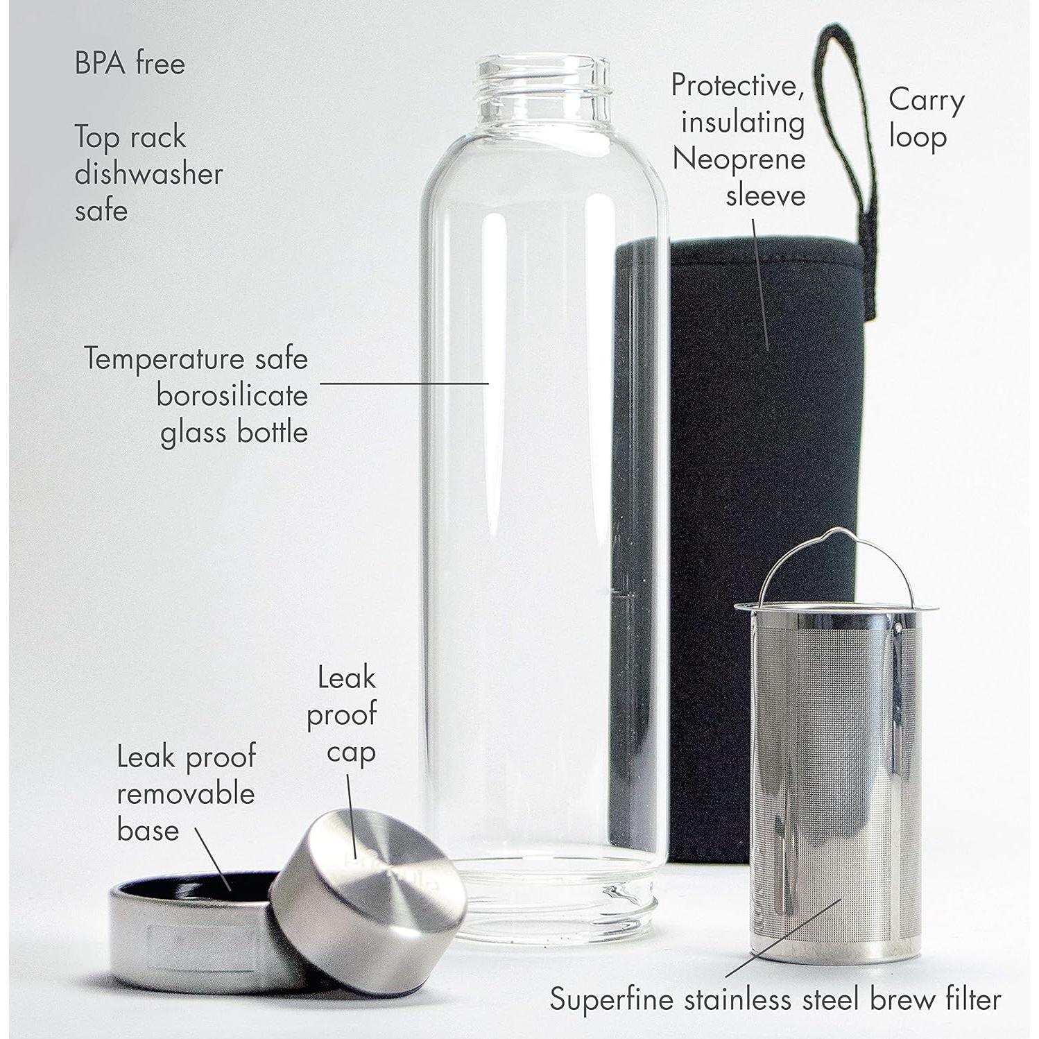 Botella de Viaje Primula Cold Brew 0.56 L - Vidrio Aislante