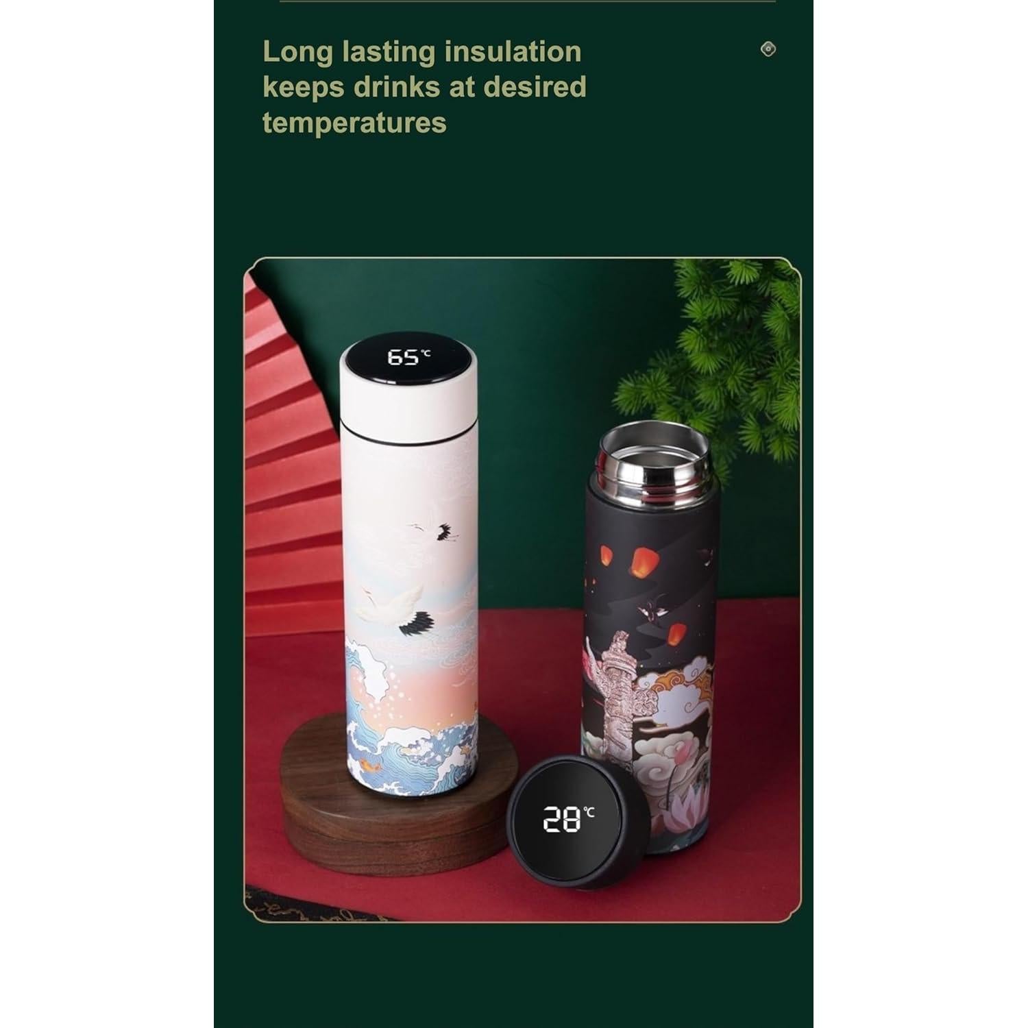 Termo de viaje THY COLLECTIBLES 500 ml acero inoxidable azul