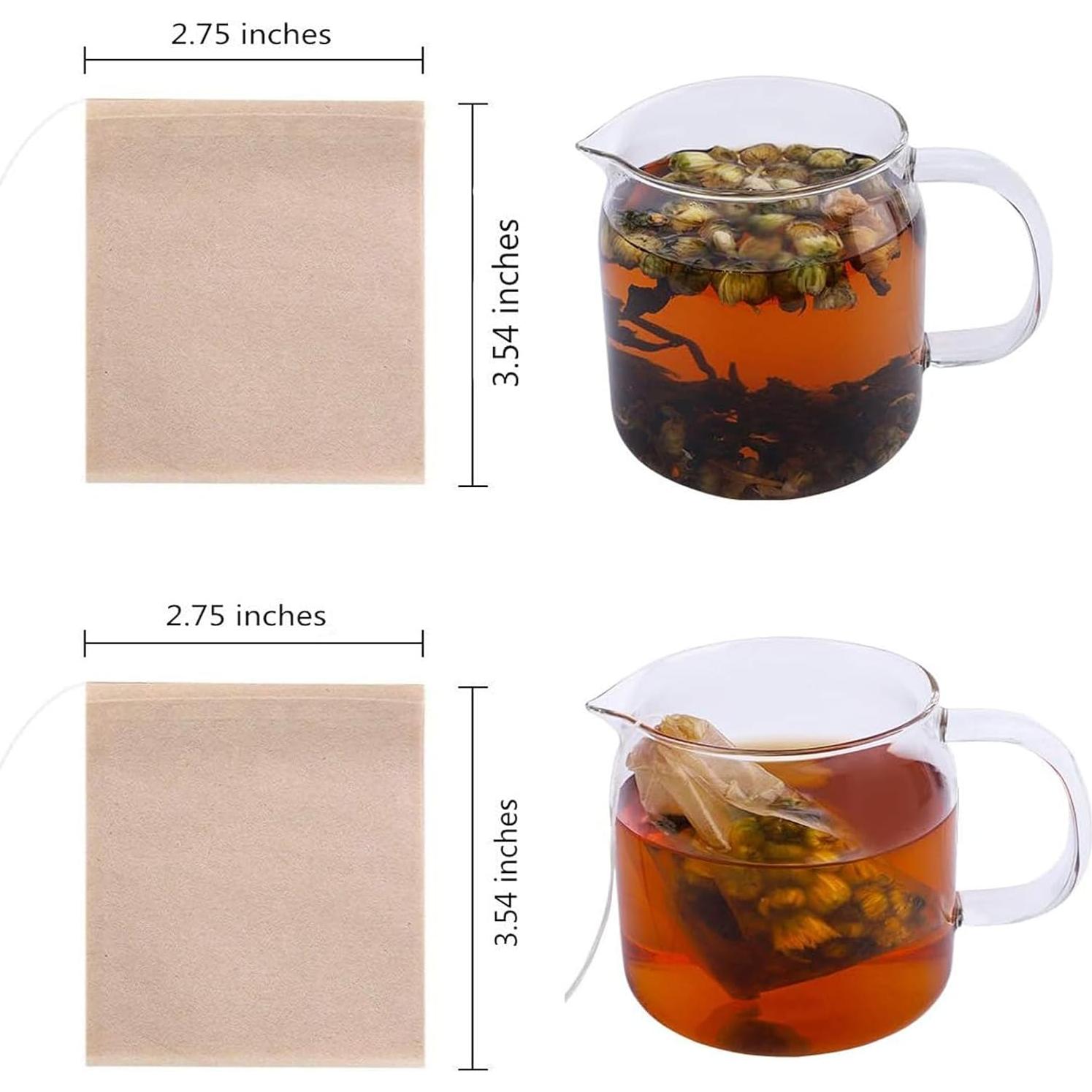 Bolsas de Filtro de Té Shelling Home 300 Pcs 5x7cm