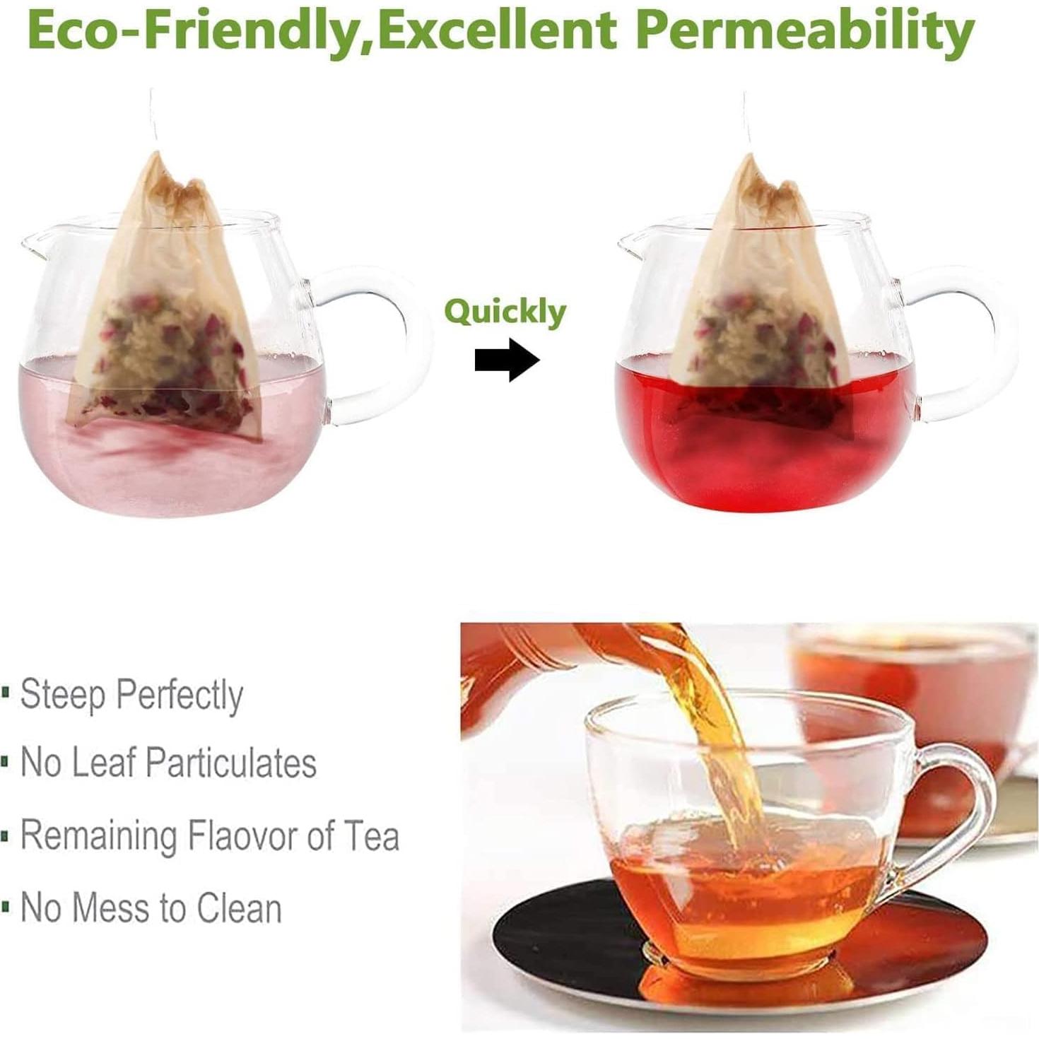 Bolsas de Filtro de Té Shelling Home 300 Pcs 5x7cm