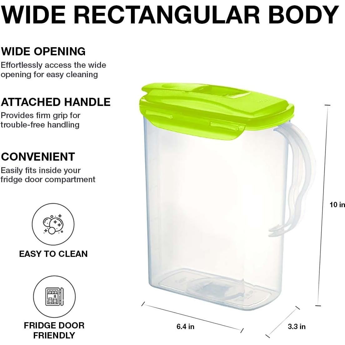 Jarra de Agua LocknLock Aqua 2.84L Verde para Refrigerador