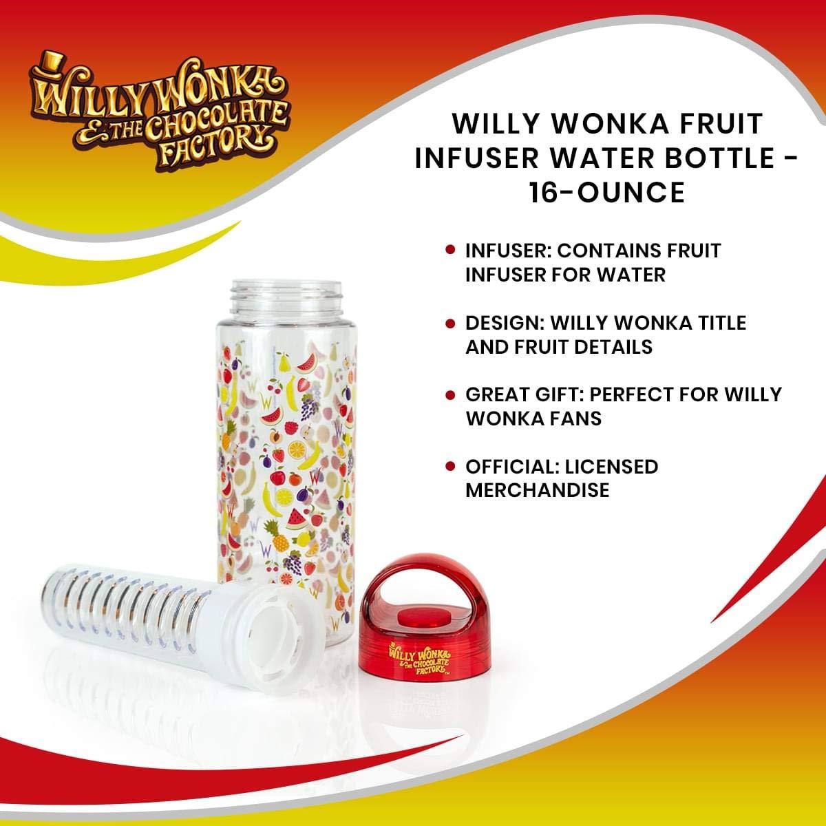 Botella Infusora de Agua Willy Wonka 473 ml - The Coop