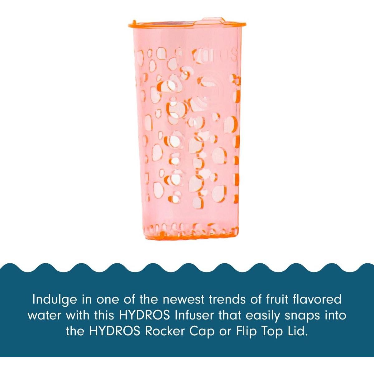 Infusor de Frutas Hydros Rosa para Botellas y Jarras