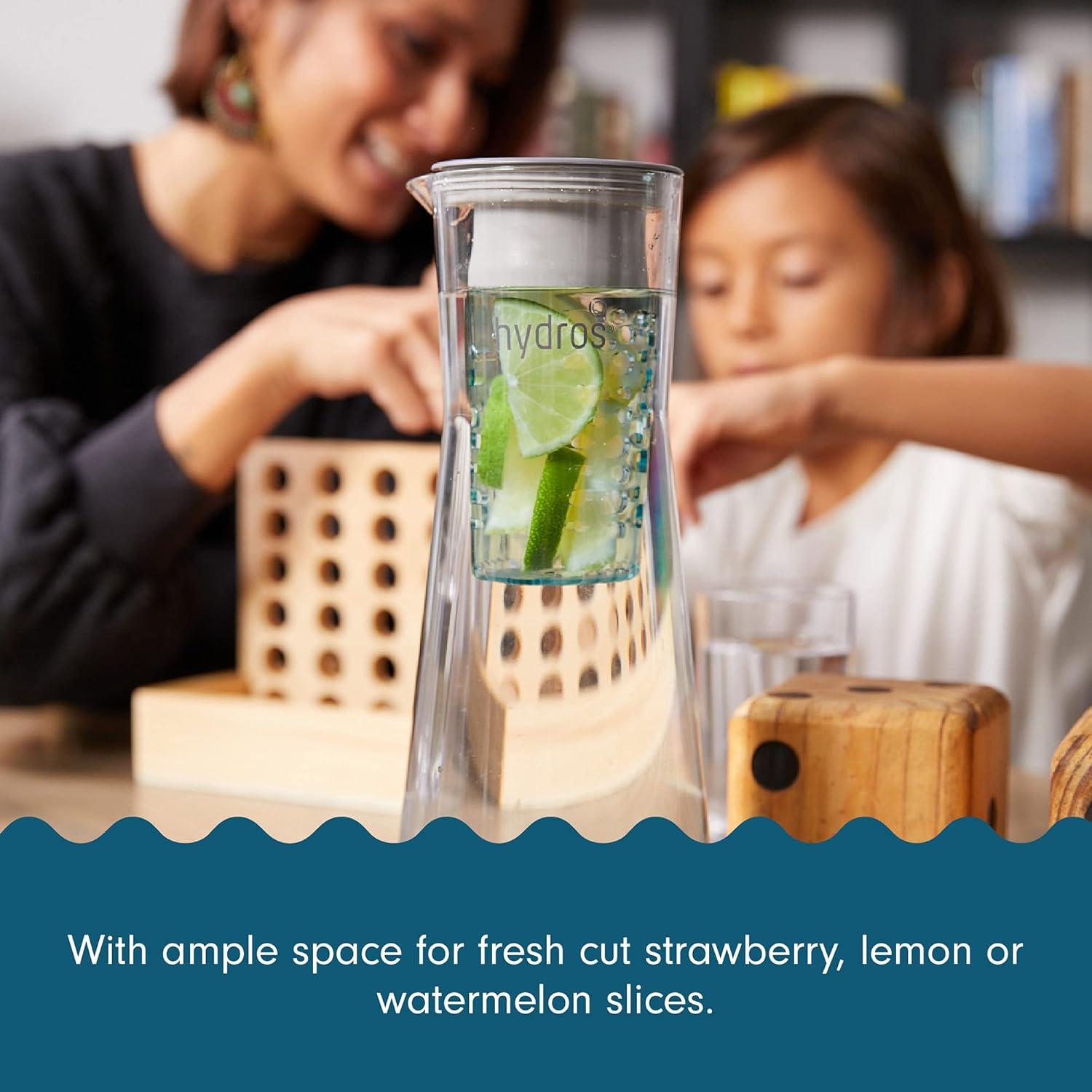 Infusor de Frutas Hydros Rosa para Botellas y Jarras