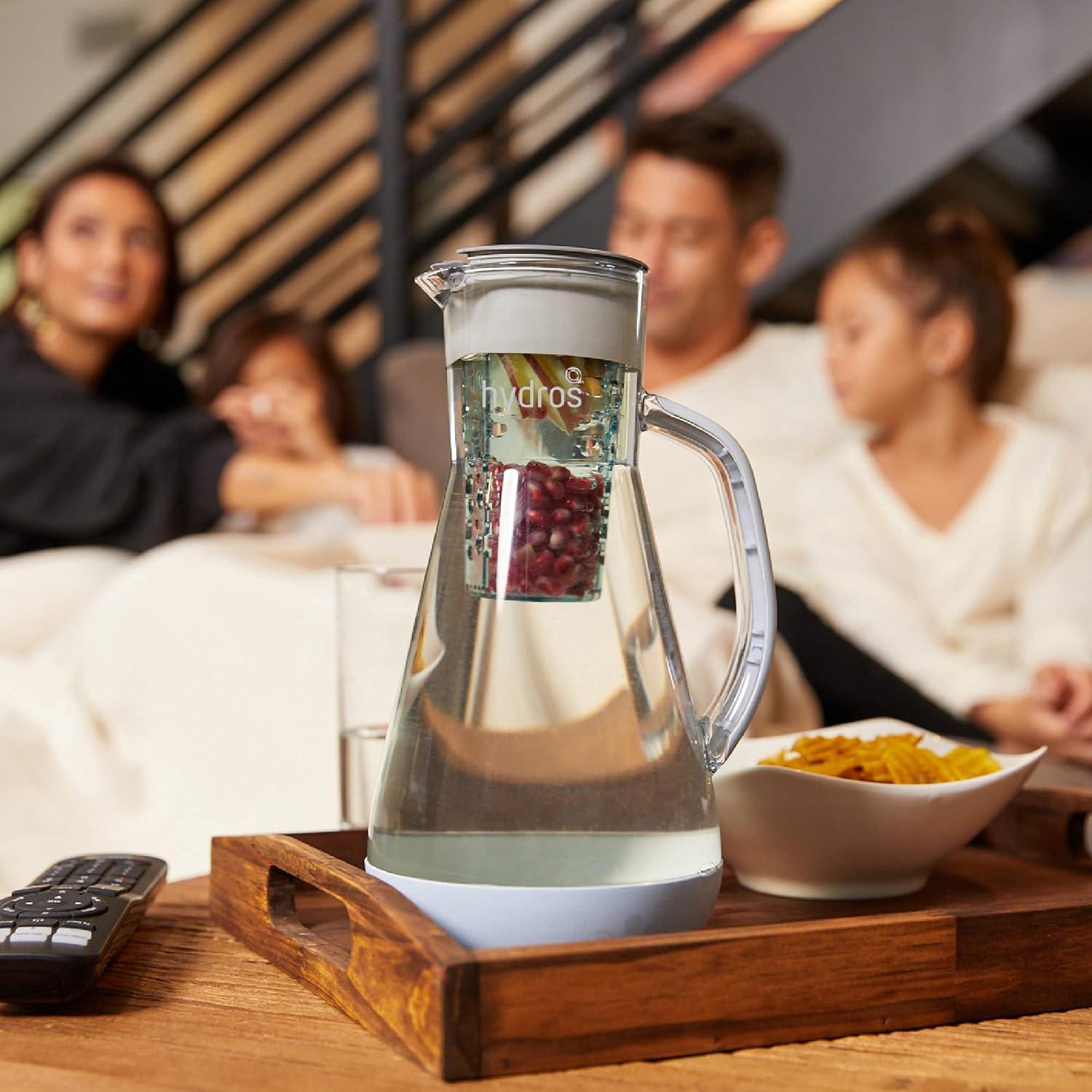 Infusor de Frutas Hydros Rosa para Botellas y Jarras