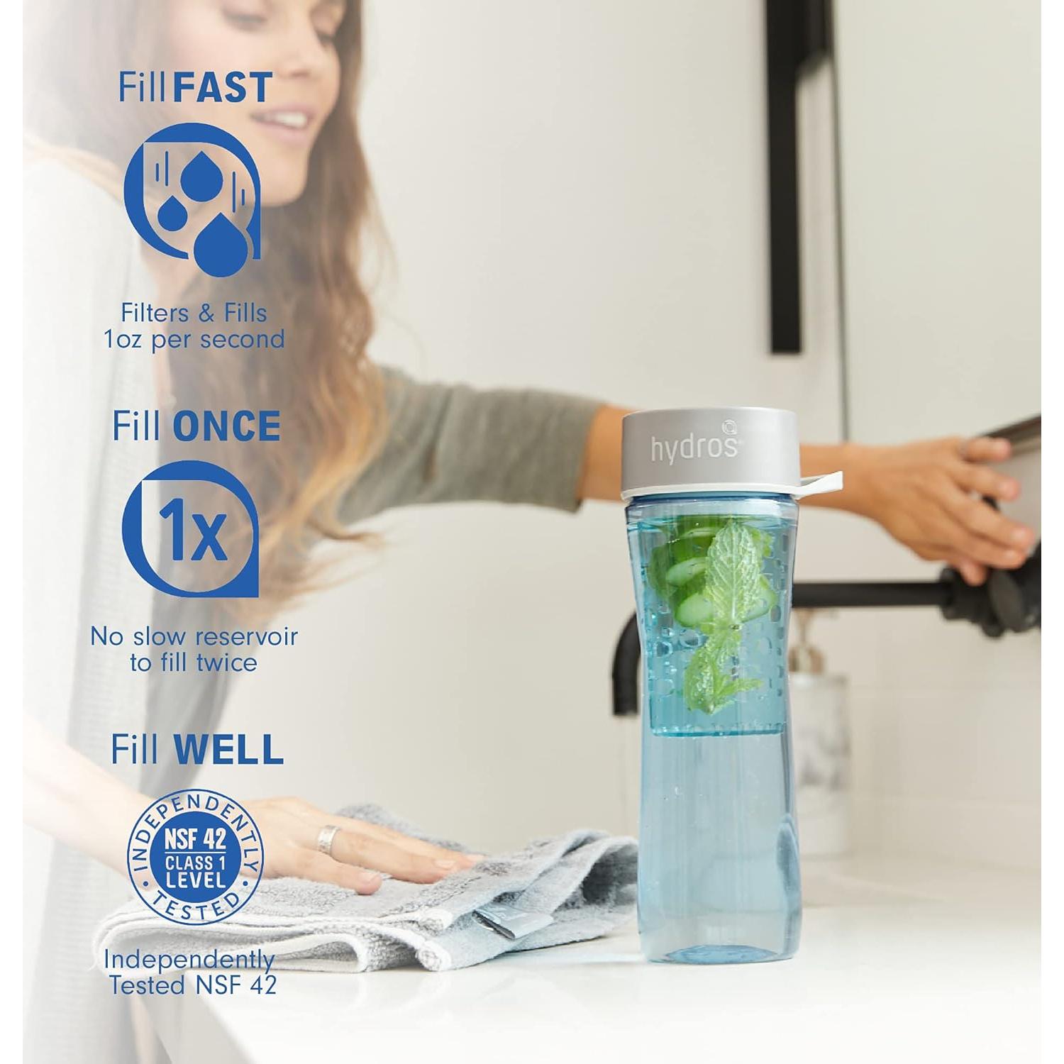 Infusor de Frutas Hydros Rosa para Botellas y Jarras