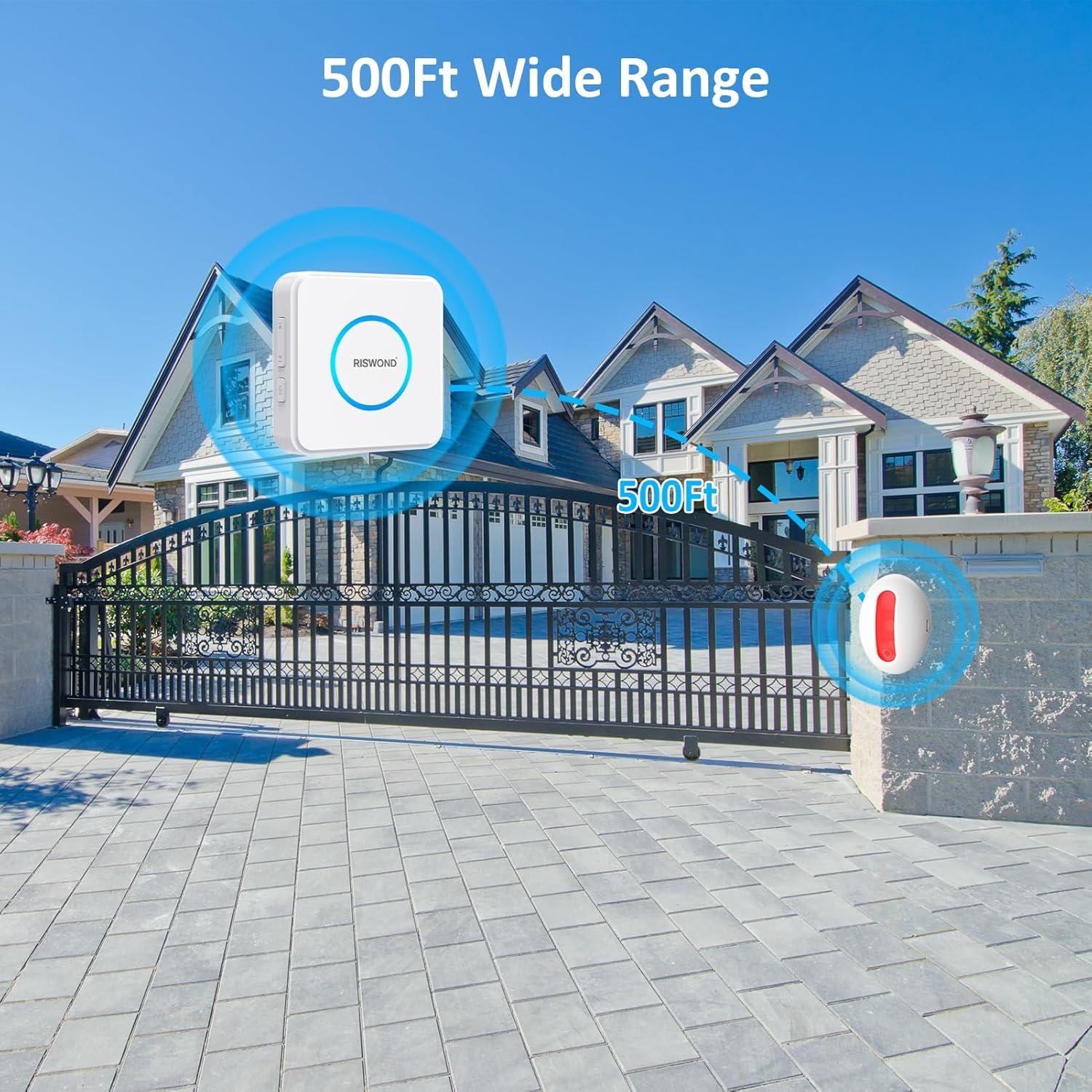 Timbre de Puerta Inalámbrico AMHEY con Sensor de Movimiento