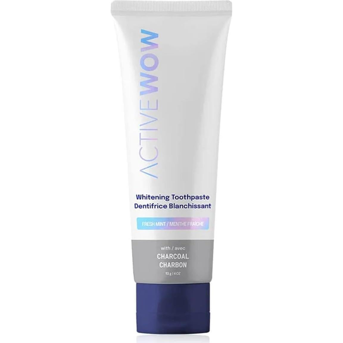 Pasta de Dientes de Carbón Activado Active Wow 118.3 ml