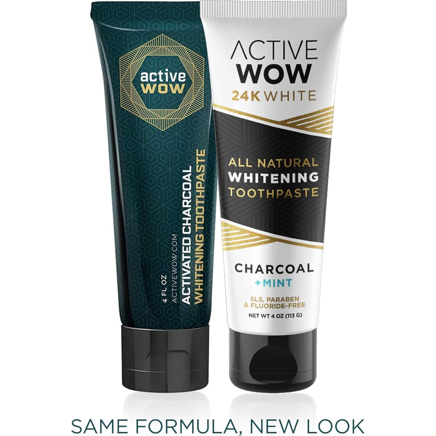 Pasta de Dientes de Carbón Activado Active Wow 118.3 ml