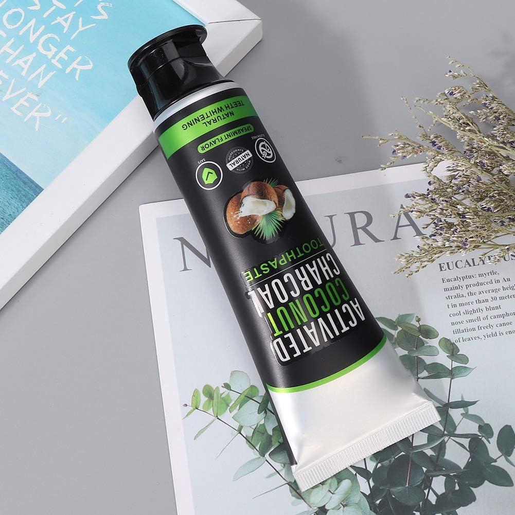 Pasta de Dientes Blanqueadora ZJchao 100ml Carbón Activado Coco