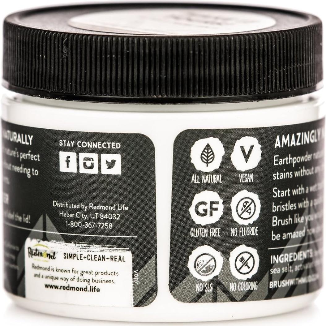 Polvo Natural para Dientes Redmond Earthpowder Menta 51g