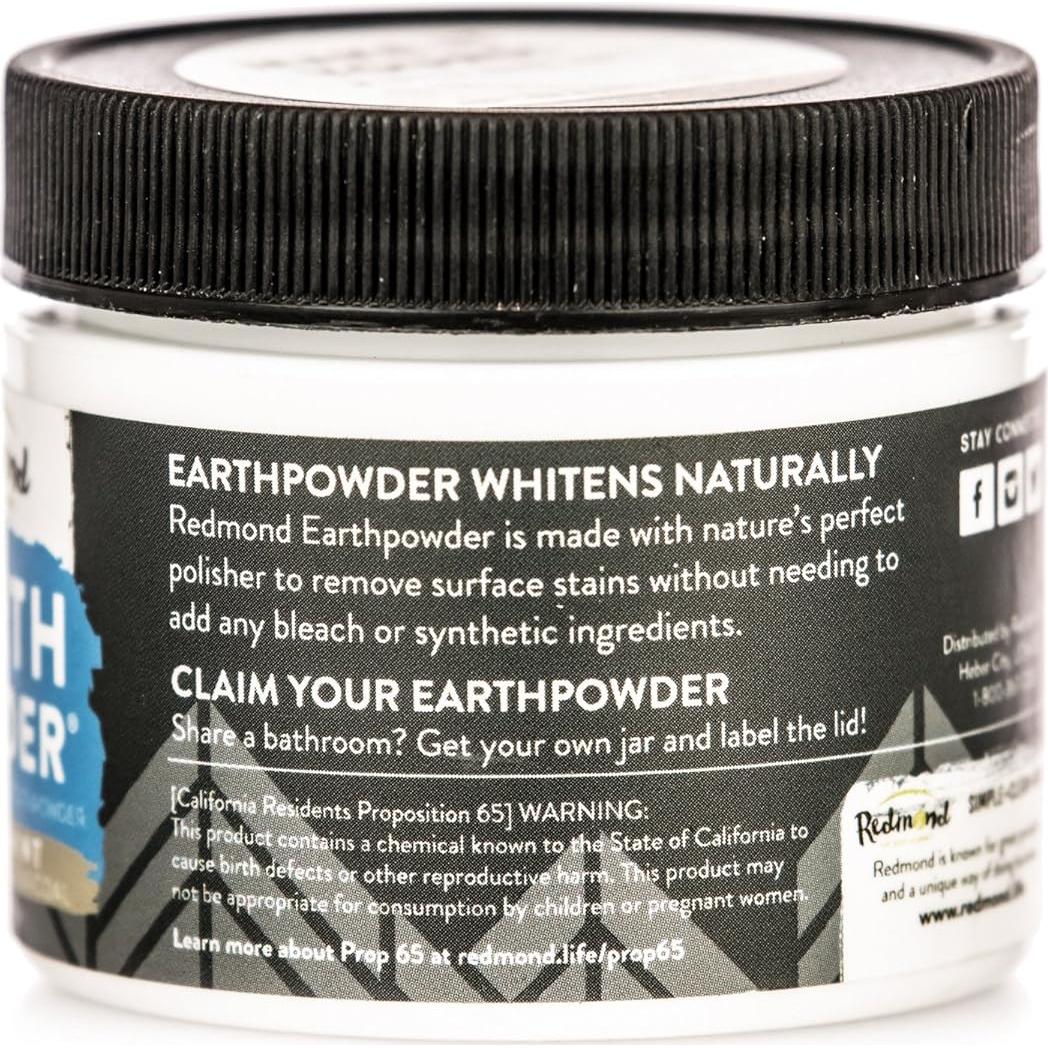 Polvo Natural para Dientes Redmond Earthpowder Menta 51g