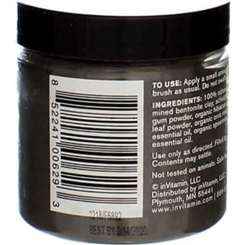 Polvo Dental Blanqueador beMndful 77g Carbón Activado Menta