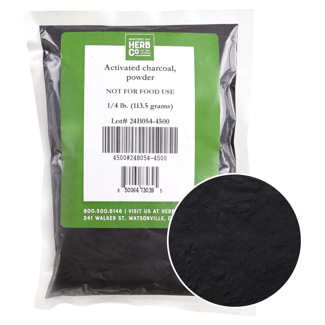 Polvo de Carbón Activado Monterey Bay Herb Co. 113.4g