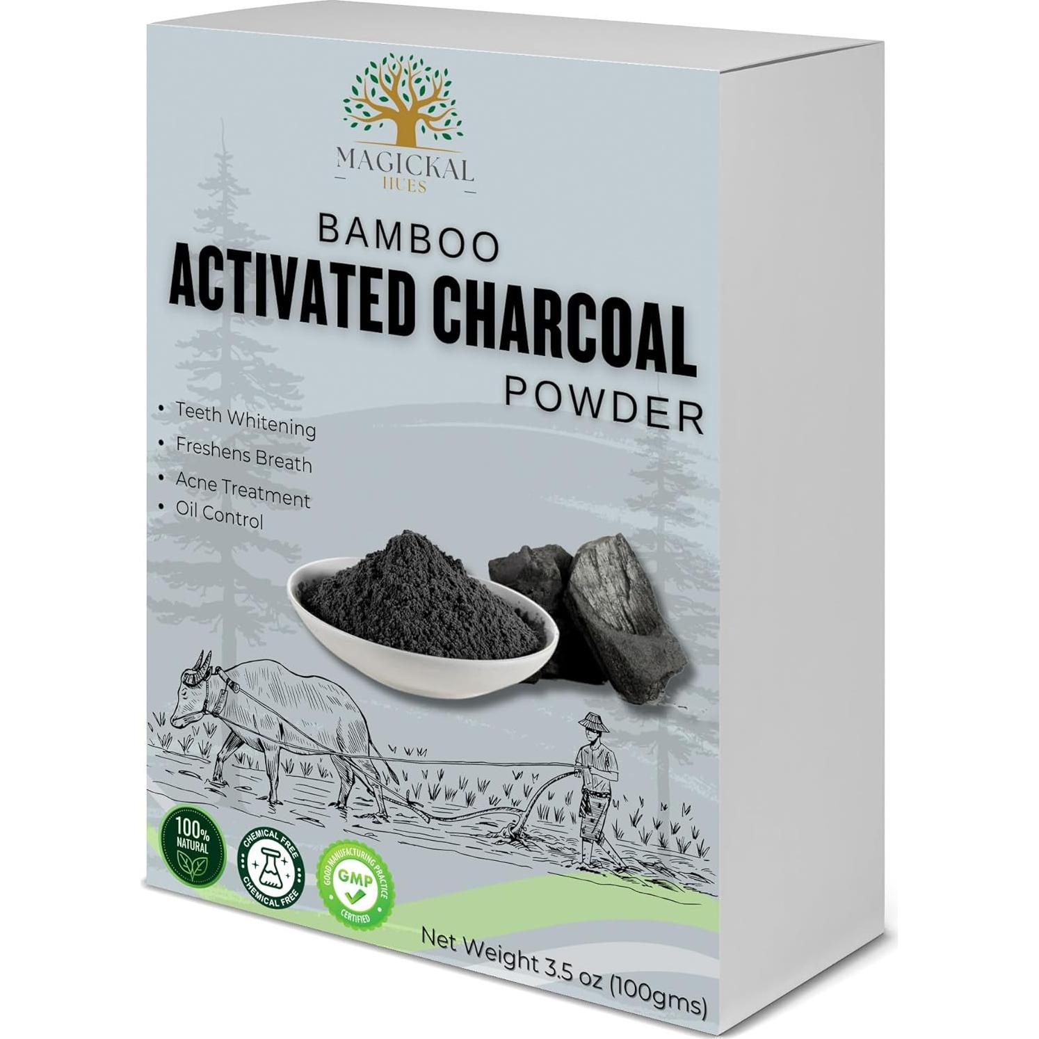 Polvo de Carbón Activado 99.22 g Magickal Hues - Apto para Alimentos