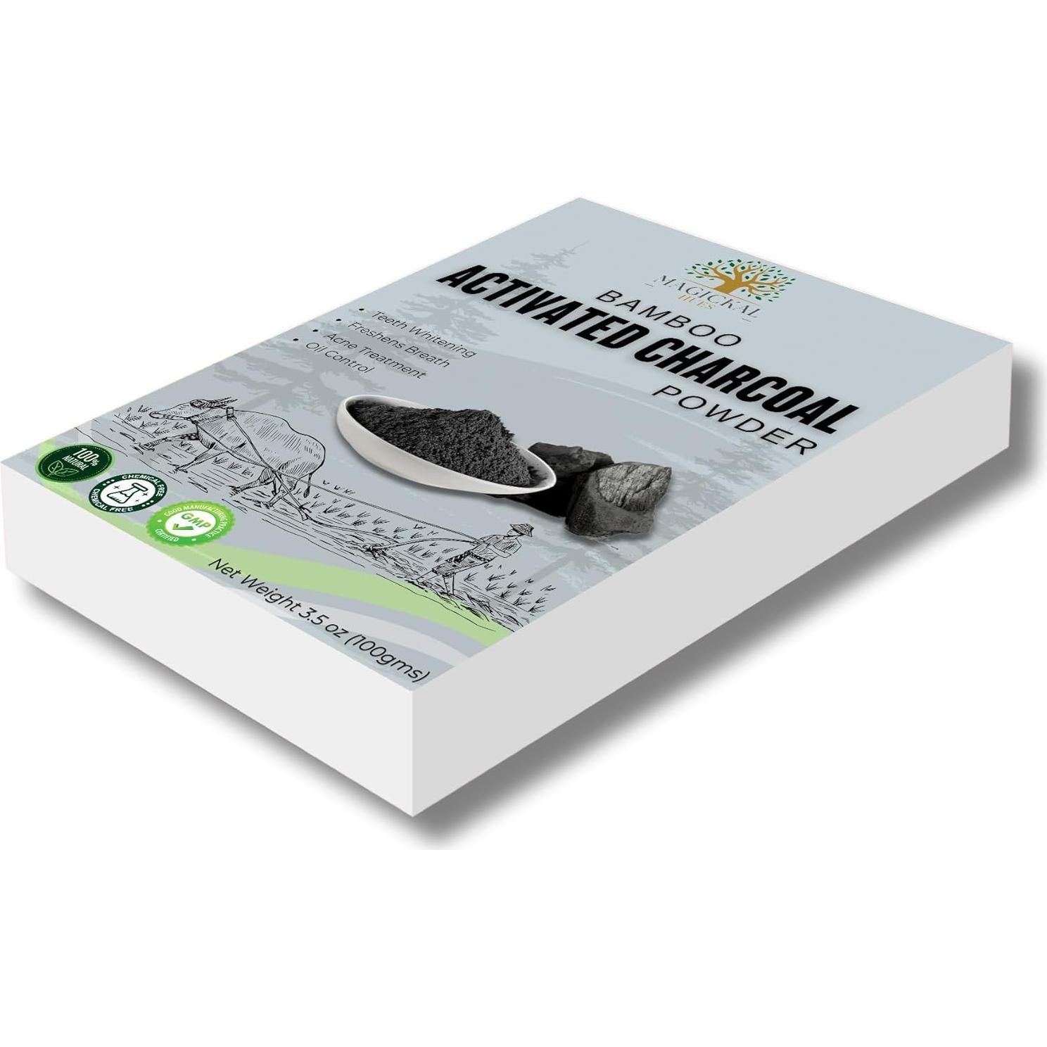 Polvo de Carbón Activado 99.22 g Magickal Hues - Apto para Alimentos