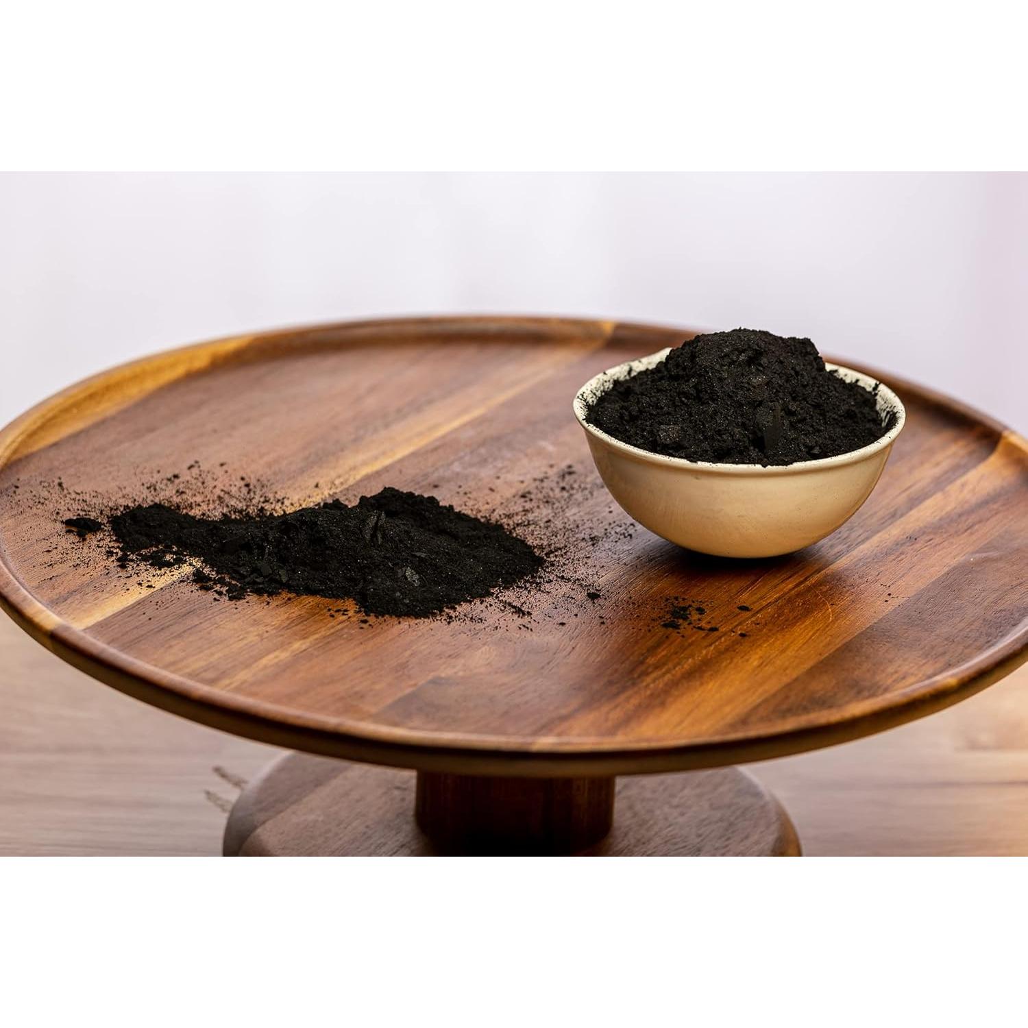 Carbón Activado de Coco en Polvo - Grado Alimenticio - 400g