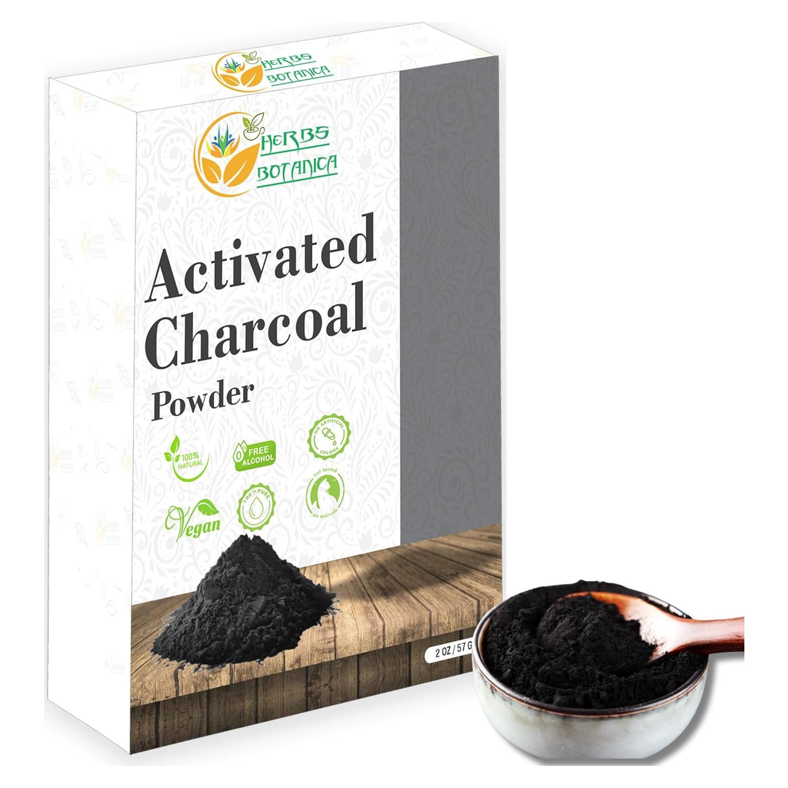 Polvo de Carbón Activado 100% Grado Alimenticio 99.22 g