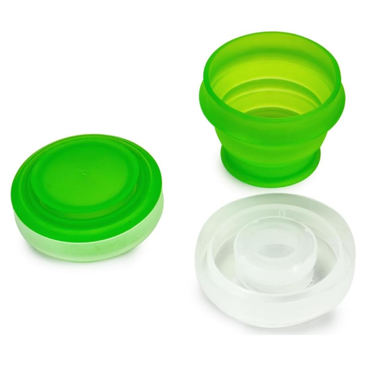 Deke Home - 2 Tazas Plegables de Silicona para Viaje - Irrompibles