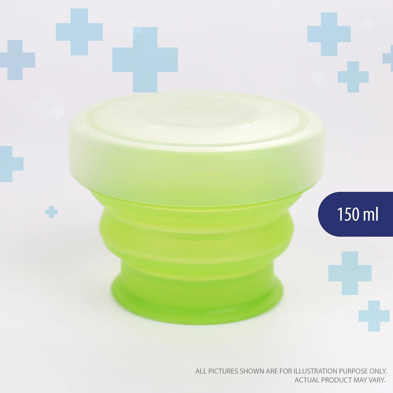 Deke Home - 2 Tazas Plegables de Silicona para Viaje - Irrompibles