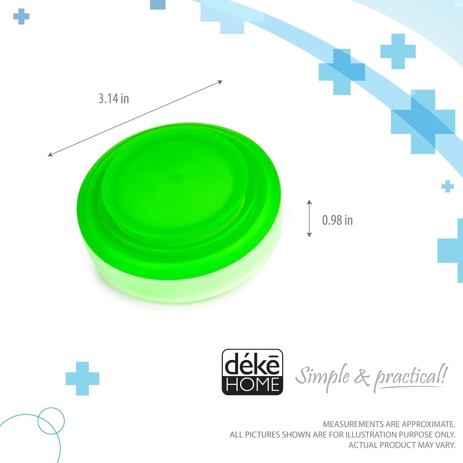 Deke Home - 2 Tazas Plegables de Silicona para Viaje - Irrompibles