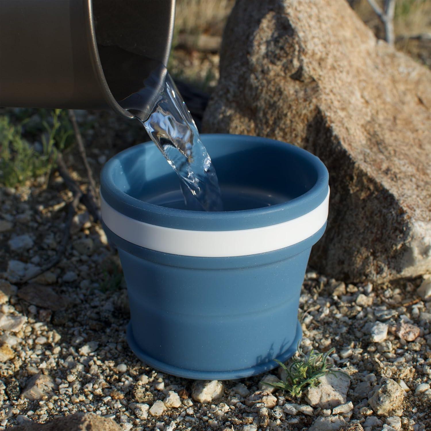 Taza Plegable Ultraligera Hiker's Gold 270 ml Azul