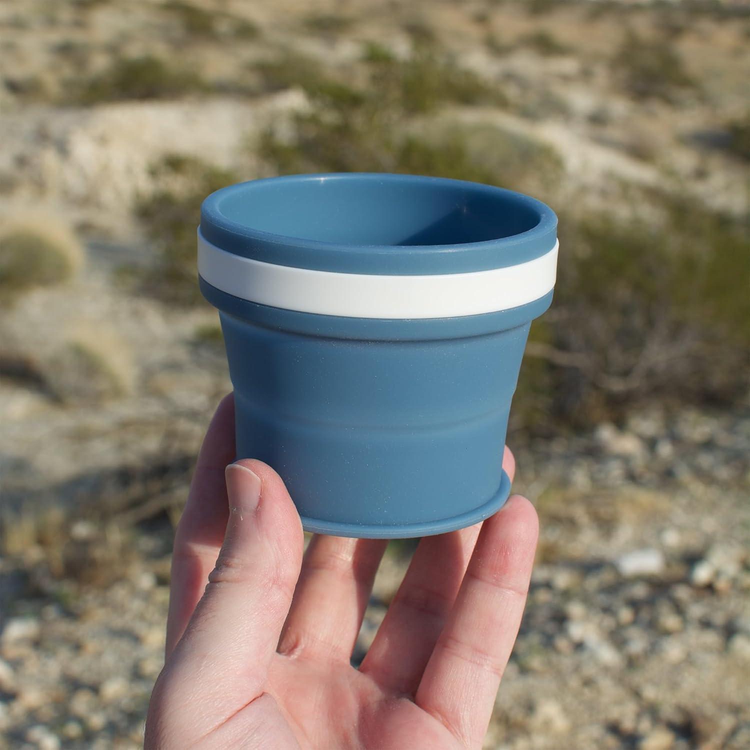 Taza Plegable Ultraligera Hiker's Gold 270 ml Azul