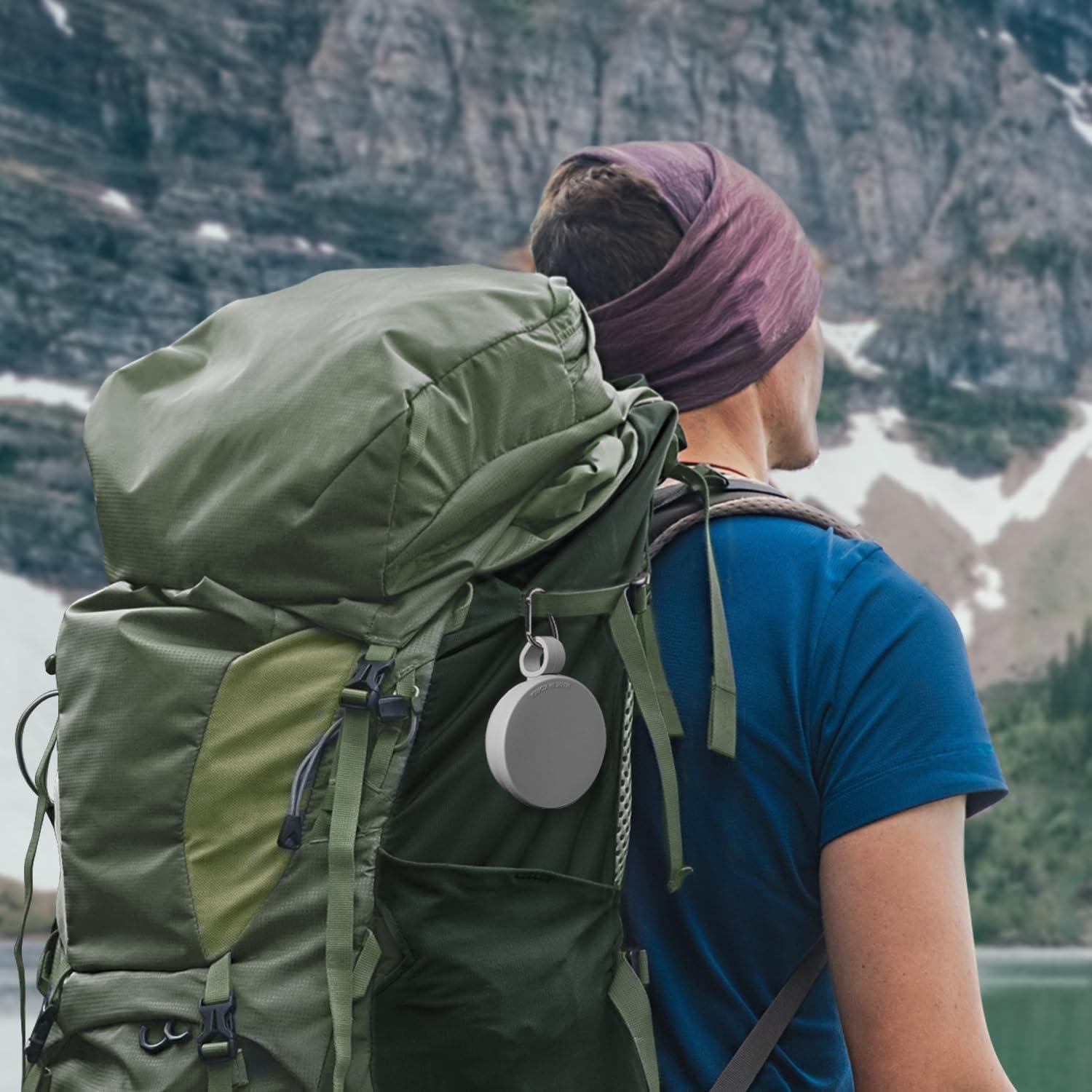 Taza de Silicona Colapsable Carrotez 2 Piezas 6 oz Gris