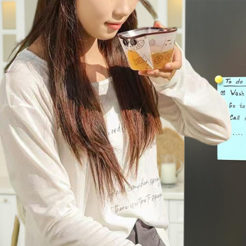 Juego de Tazas Plegables MIUPOO - 4 Piezas, Material PP, 12 cm