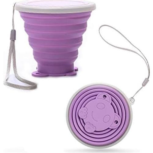 Taza de Viaje Plegable YAPROMO 270ml Silicona Aislante