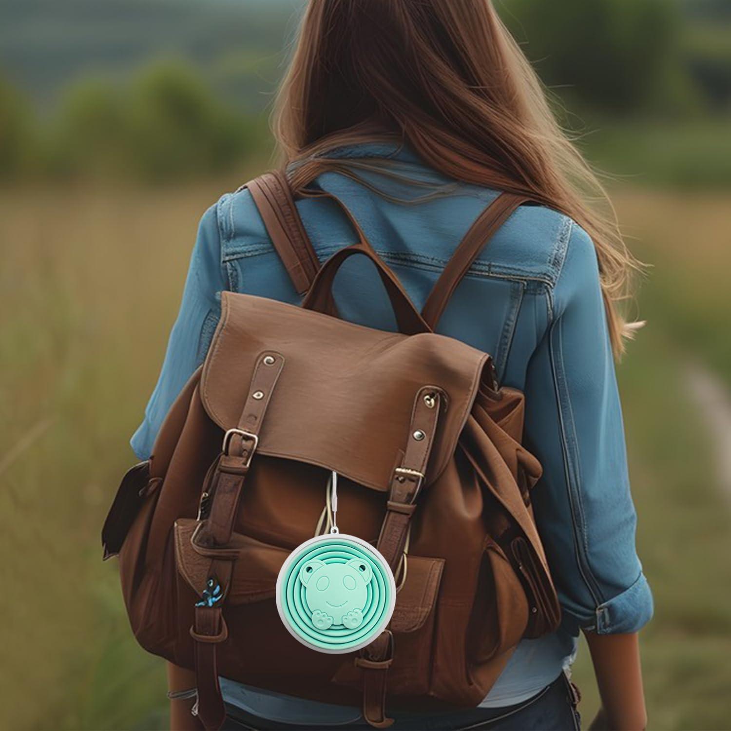 Taza de Viaje Plegable YAPROMO 270ml Silicona Aislante