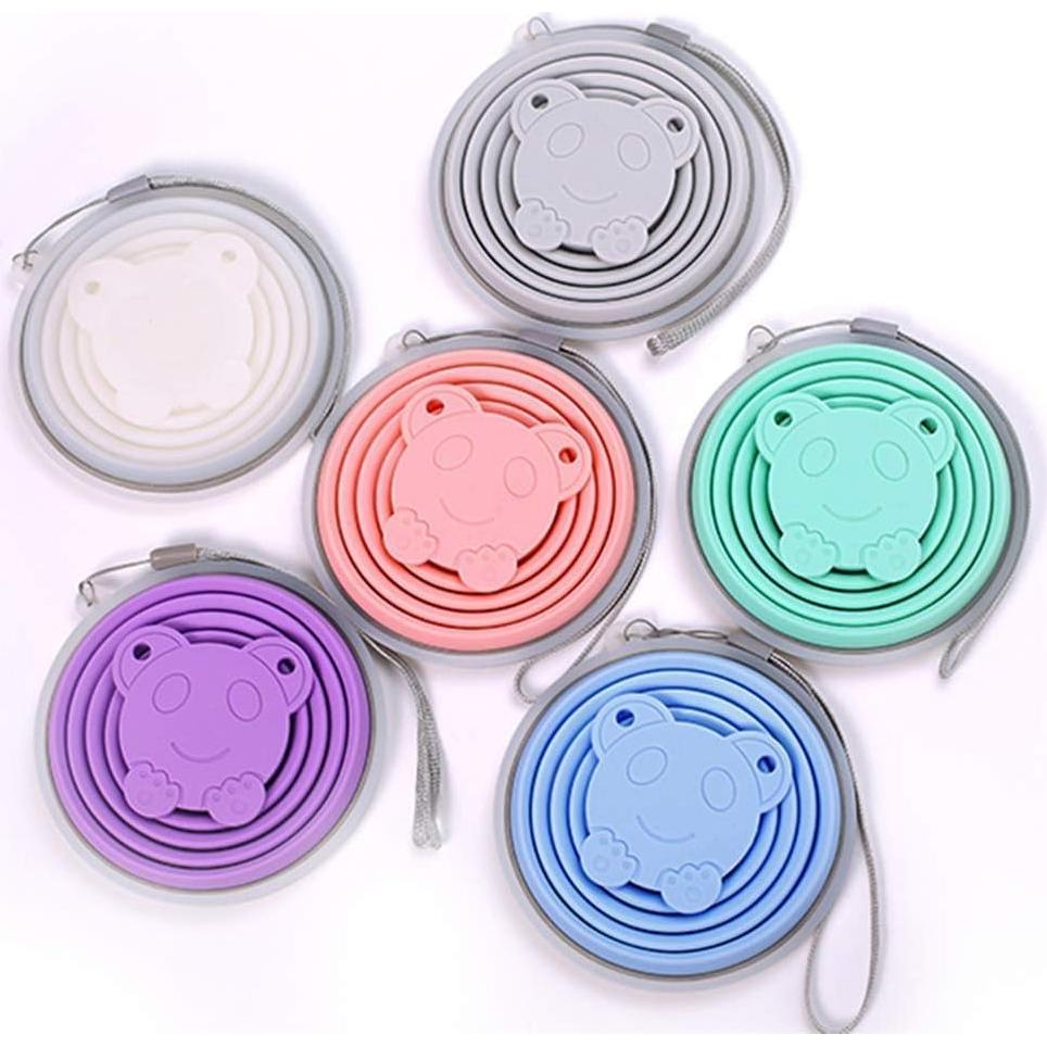 Taza de Viaje Plegable YAPROMO 270ml Silicona Aislante