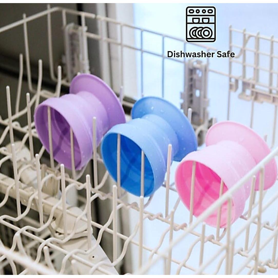 Taza de Baño TubbyCup Azul Plegable y Segura para Bebés