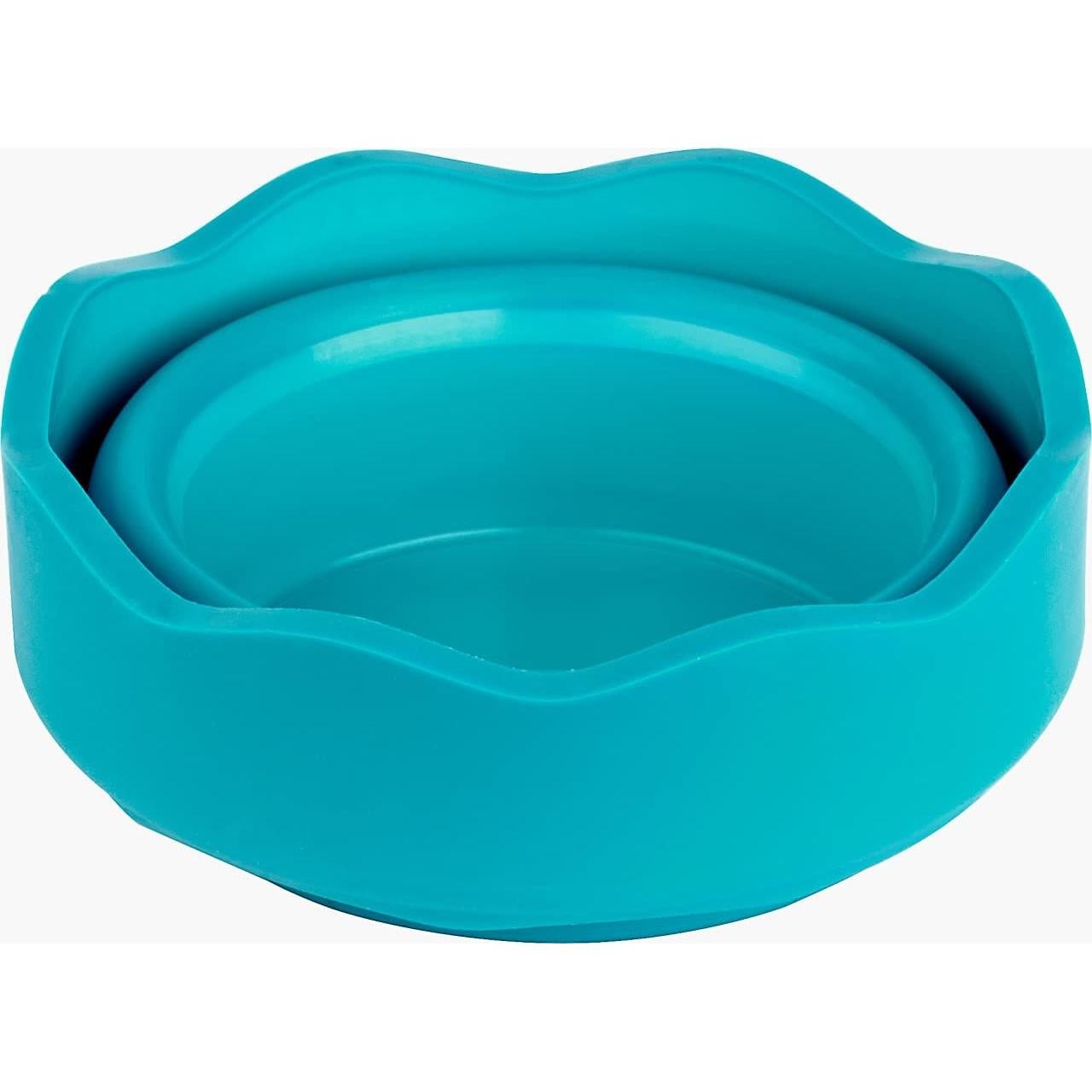 Vaso de Agua para Pintura Plegable Faber-Castell Turquesa 355 ml