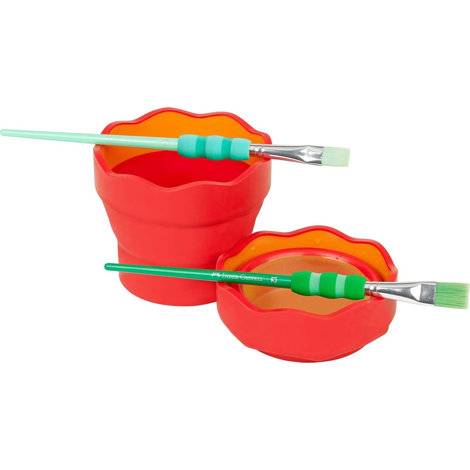 Taza de Agua Plegable Faber-Castell Roja 78.5g