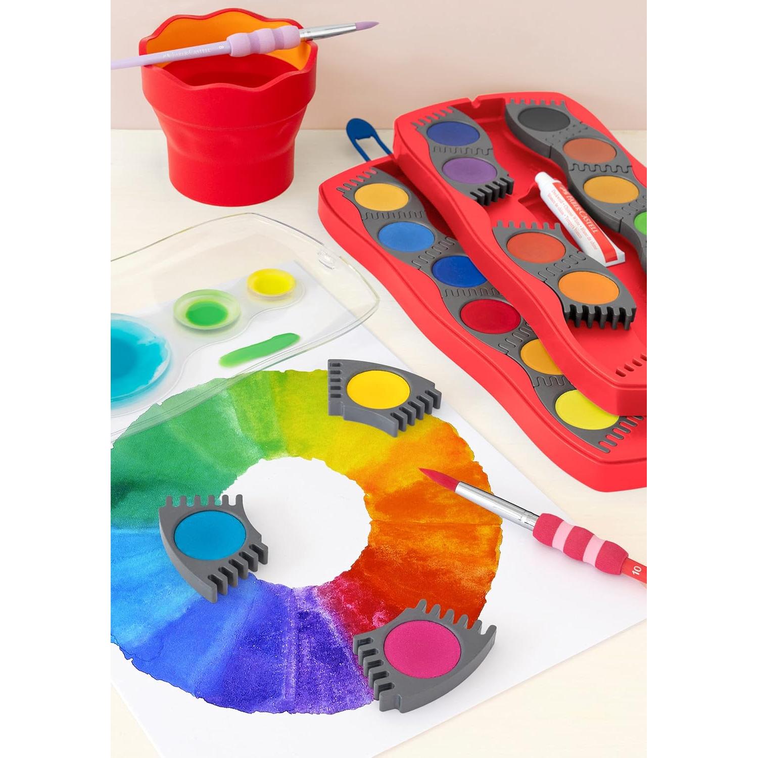 Taza de Agua Plegable Faber-Castell Roja 78.5g