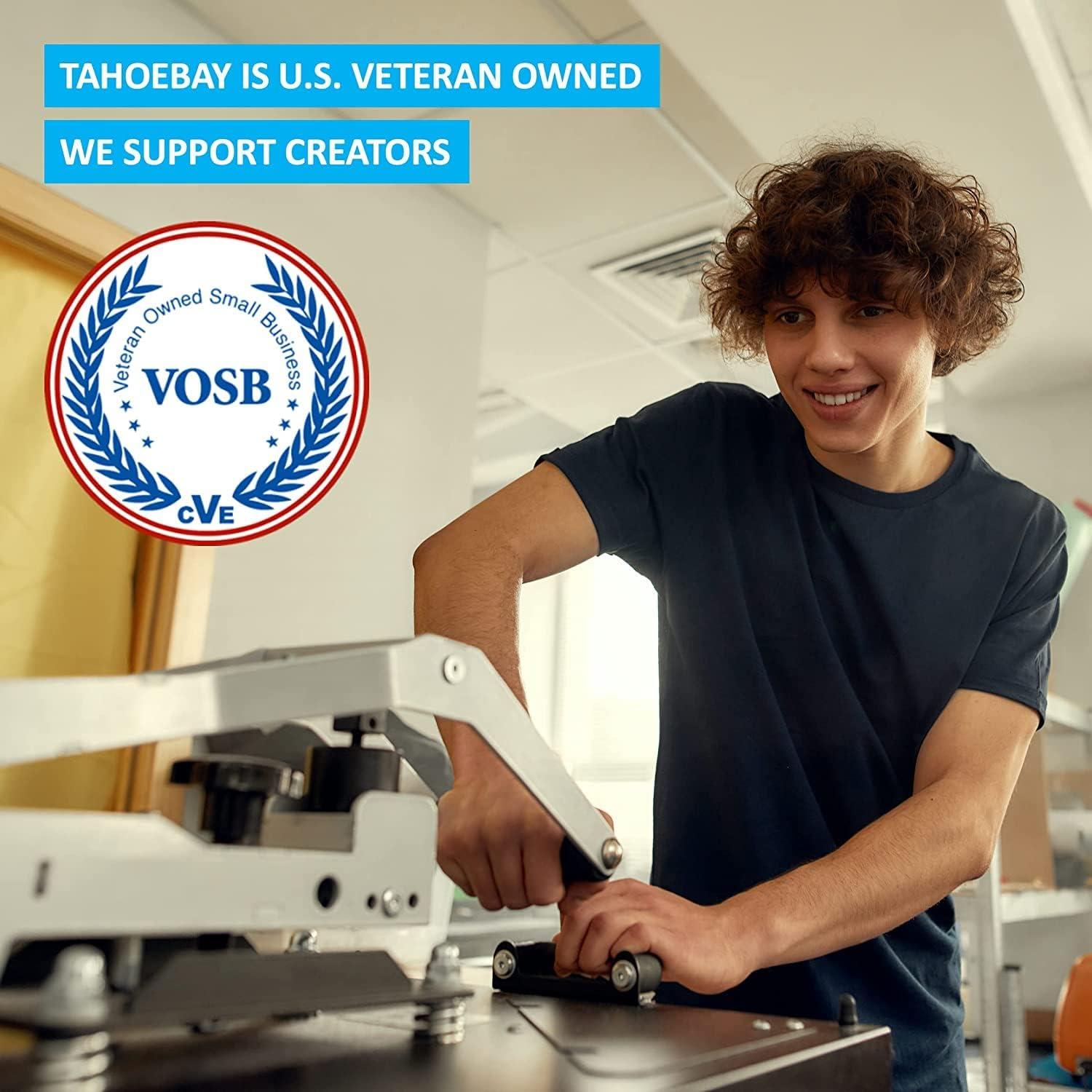 Mangas aislantes de vidrio TahoeBay 16oz en blanco - Paquete de 6