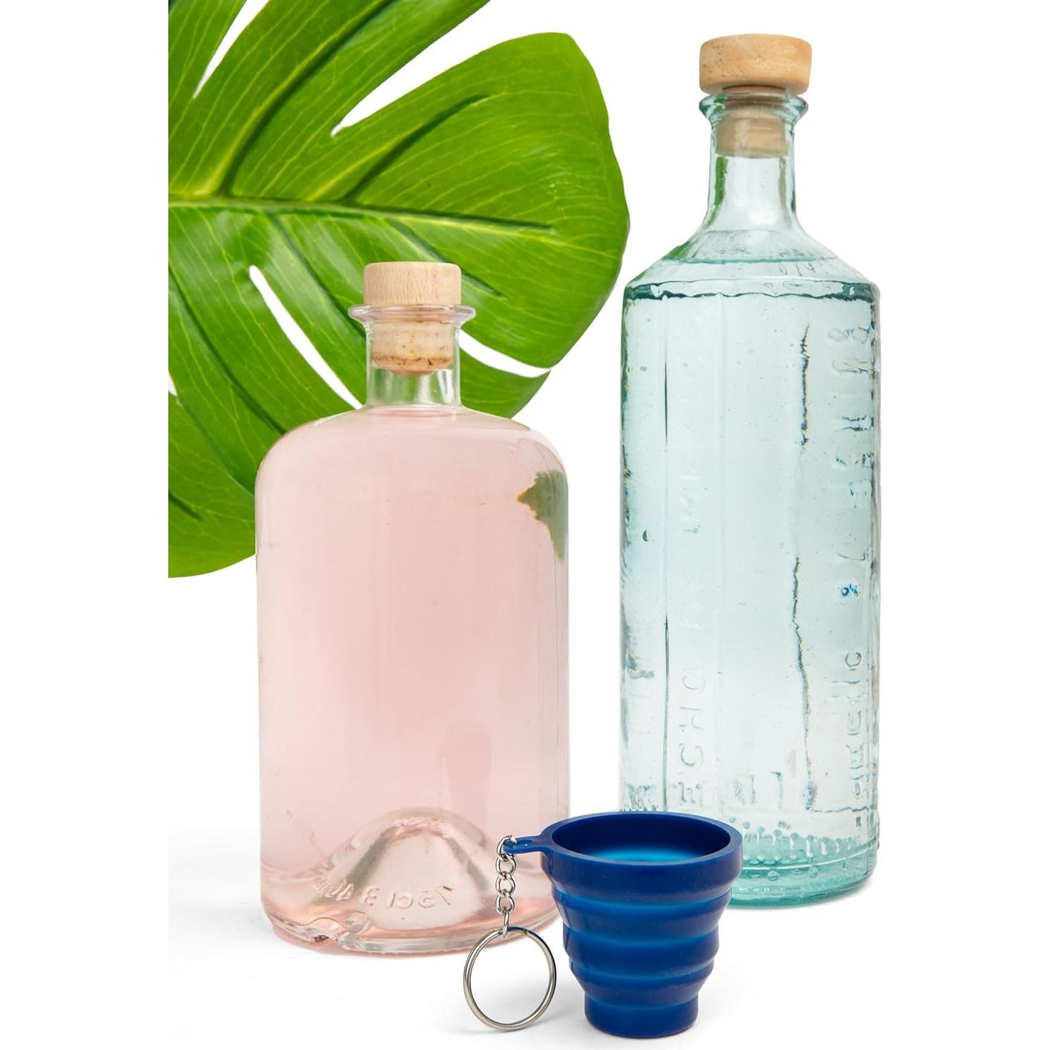 Vaso de Disparo Plegable Brew Collar Azul 59 ml Silicona BPA