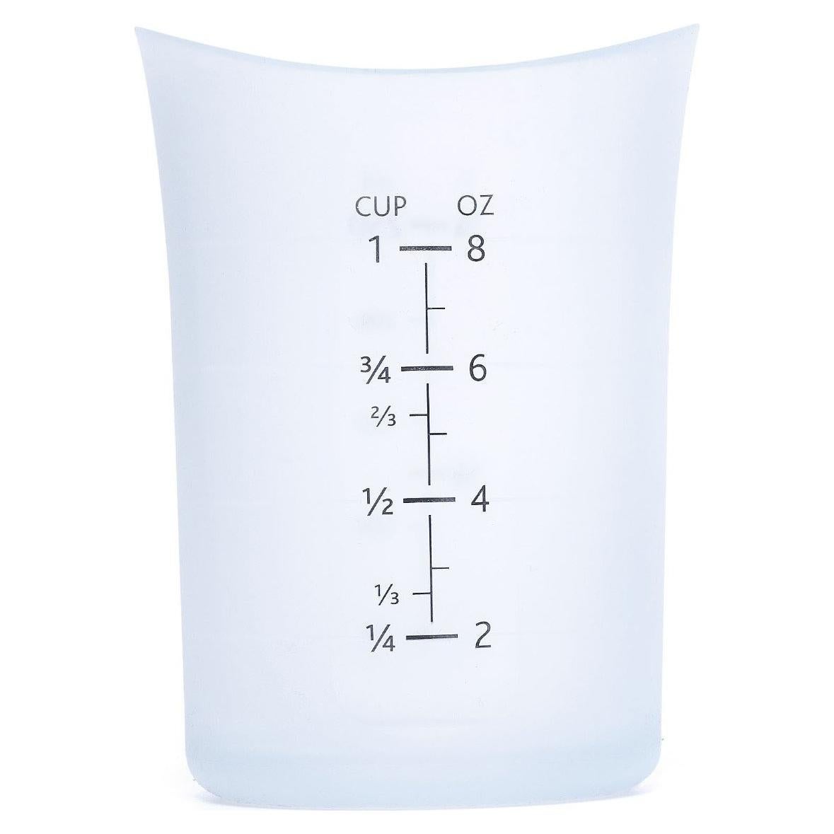 Taza Medidora Flexible iSi de Silicona Transparente 1 Taza