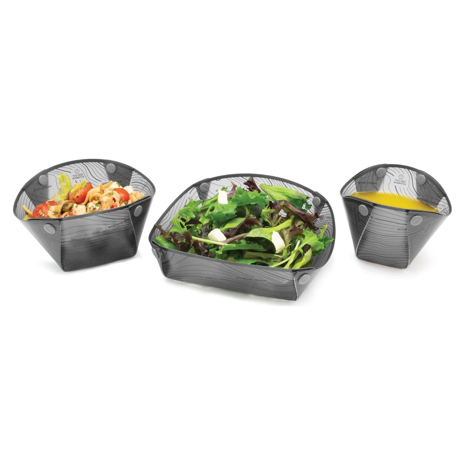 Fozzils Solo Pack - Taza, Cuenco y Plato Reutilizables