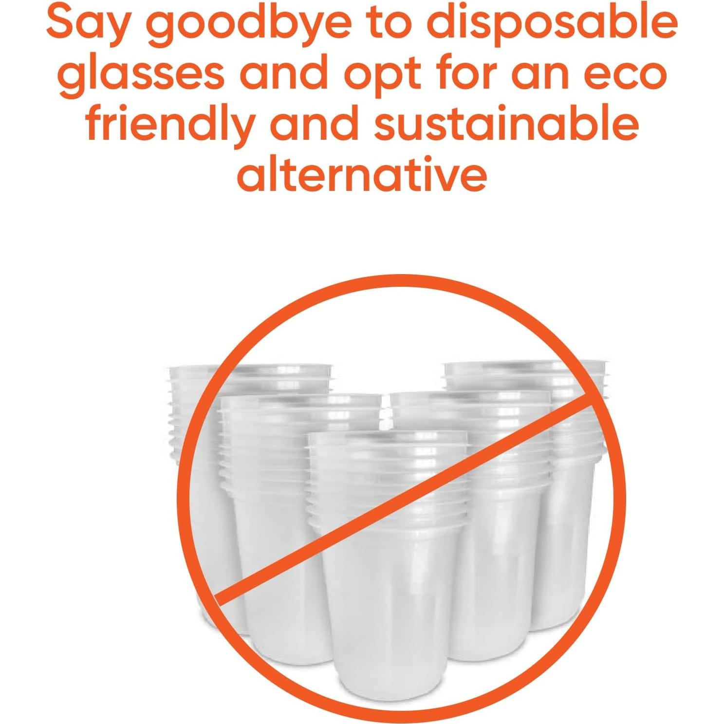 Taza Plegable Reutilizable Gadgetime USA - 4 Unidades Silicona