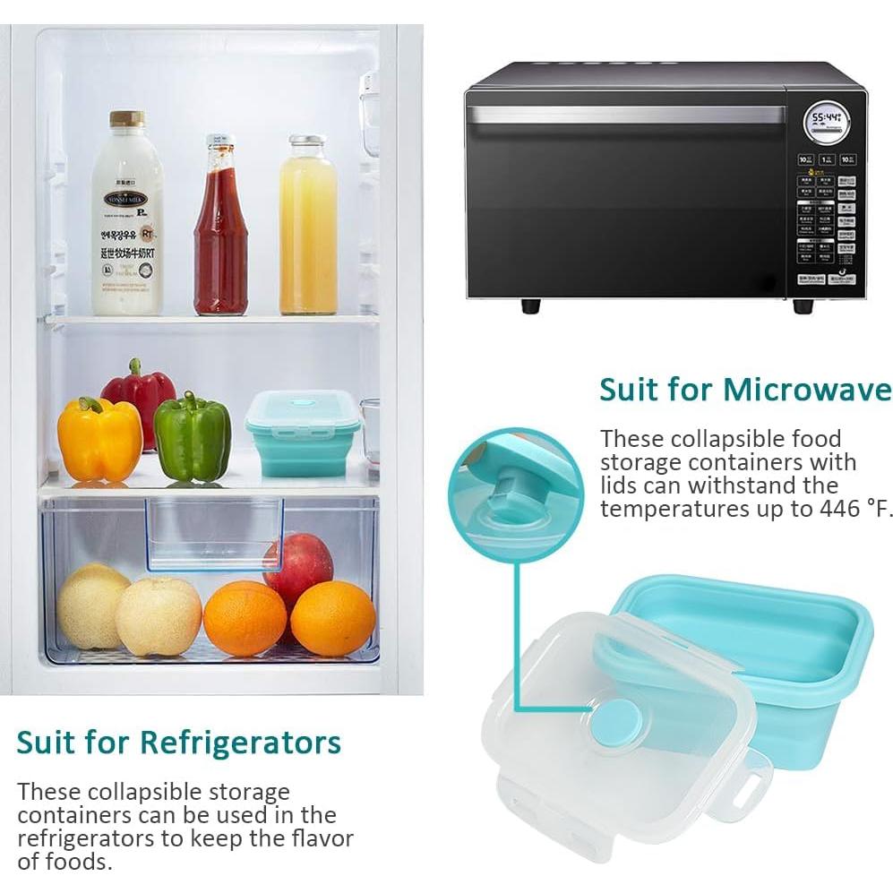 Contenedores de Silicona Colapsables Alimat PluS 350ml - Juego de 3