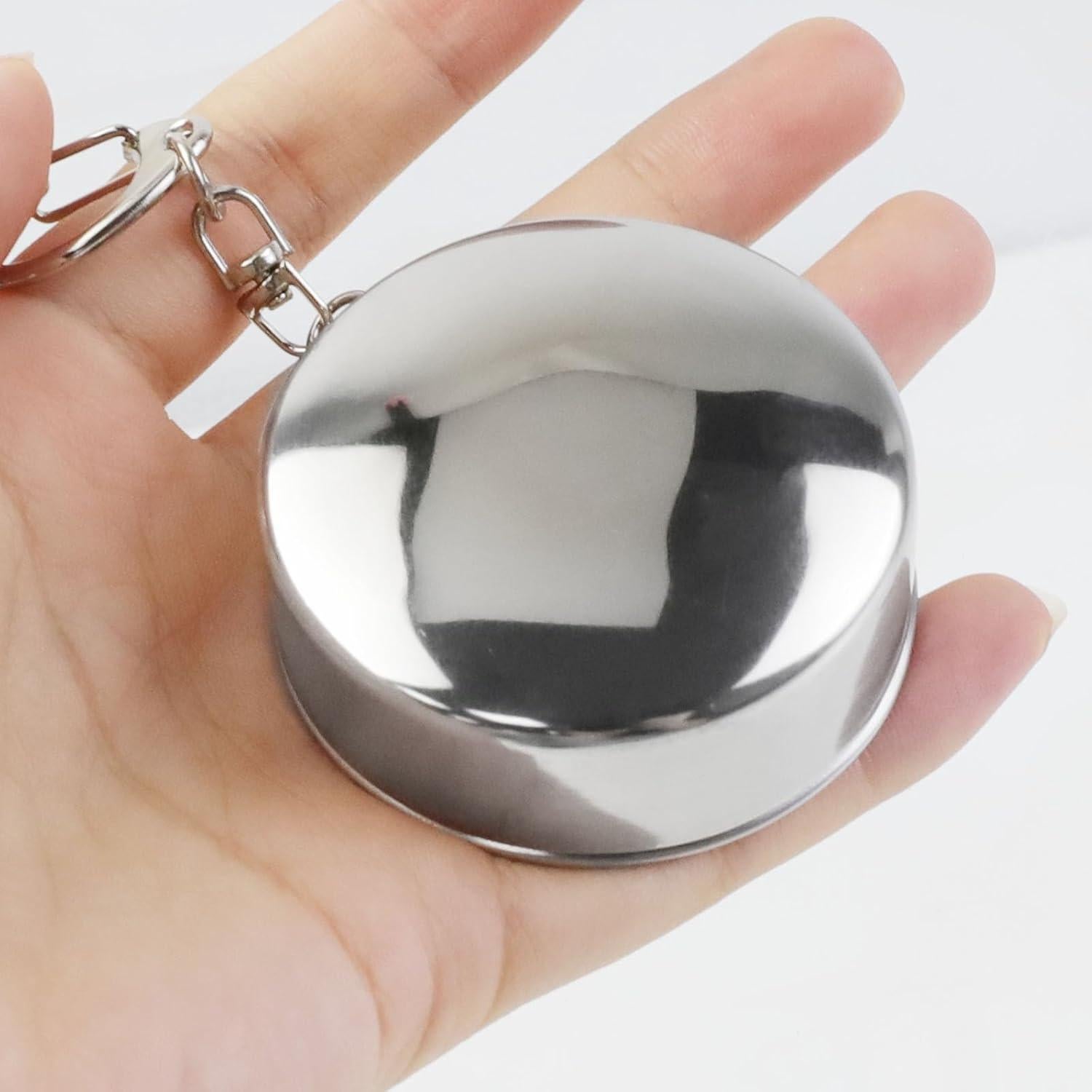 Tazas Plegables de Acero Inoxidable MY MIRONEY 75ml - 2 Piezas