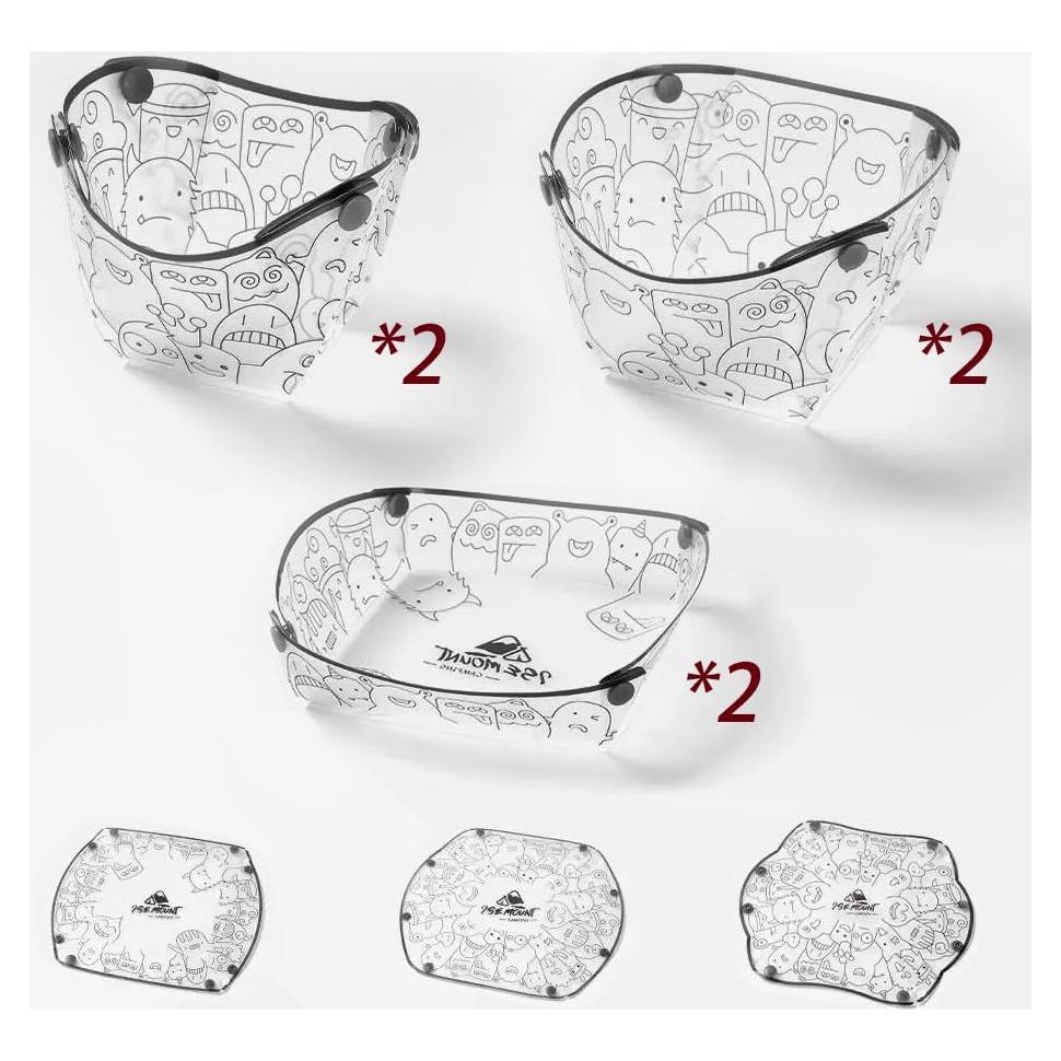 Juego de Utensilios de Camping CASADE11 6 Piezas Plegables