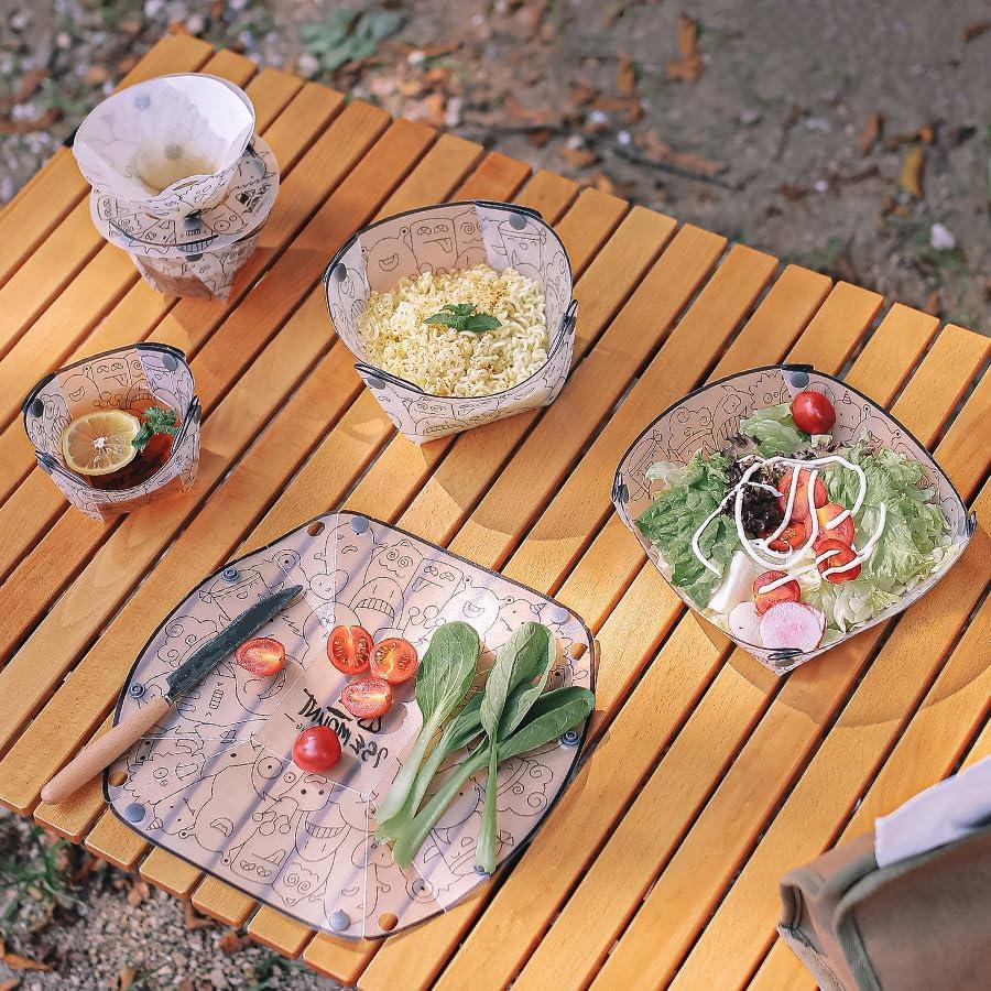 Juego de Utensilios de Camping CASADE11 6 Piezas Plegables