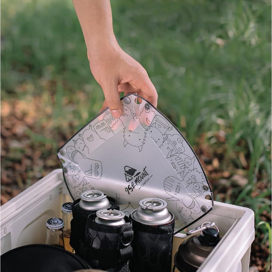 Juego de Utensilios de Camping CASADE11 6 Piezas Plegables